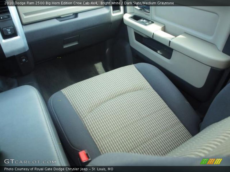 Bright White / Dark Slate/Medium Graystone 2010 Dodge Ram 2500 Big Horn Edition Crew Cab 4x4