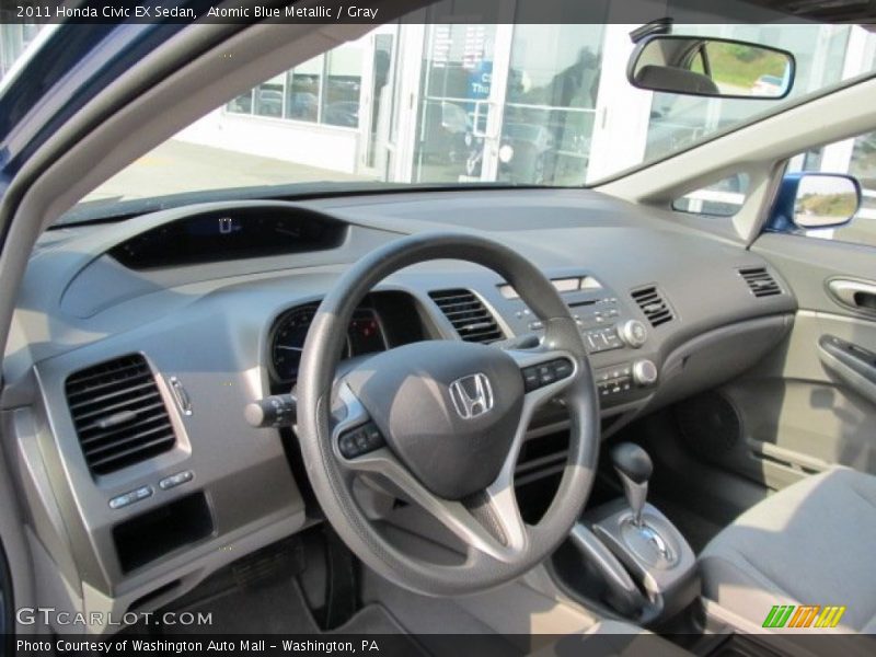  2011 Civic EX Sedan Gray Interior
