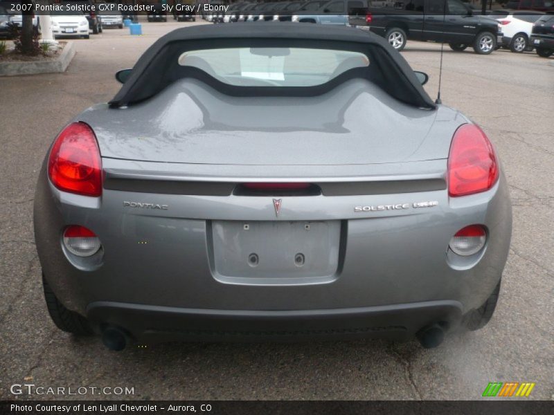 Sly Gray / Ebony 2007 Pontiac Solstice GXP Roadster