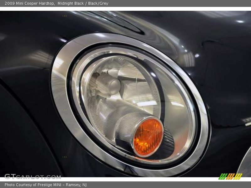 Midnight Black / Black/Grey 2009 Mini Cooper Hardtop