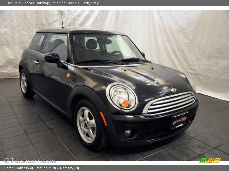 Midnight Black / Black/Grey 2009 Mini Cooper Hardtop