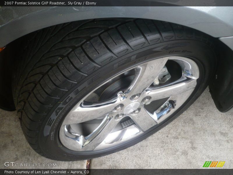 Sly Gray / Ebony 2007 Pontiac Solstice GXP Roadster