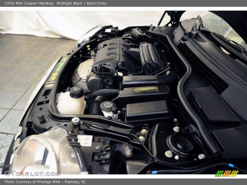 Midnight Black / Black/Grey 2009 Mini Cooper Hardtop