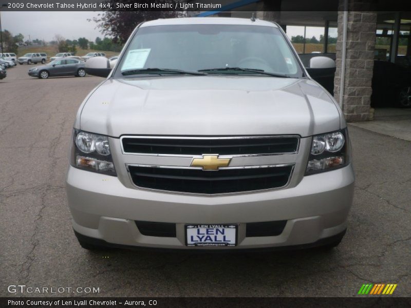 Silver Birch Metallic / Light Titanium 2009 Chevrolet Tahoe Hybrid 4x4