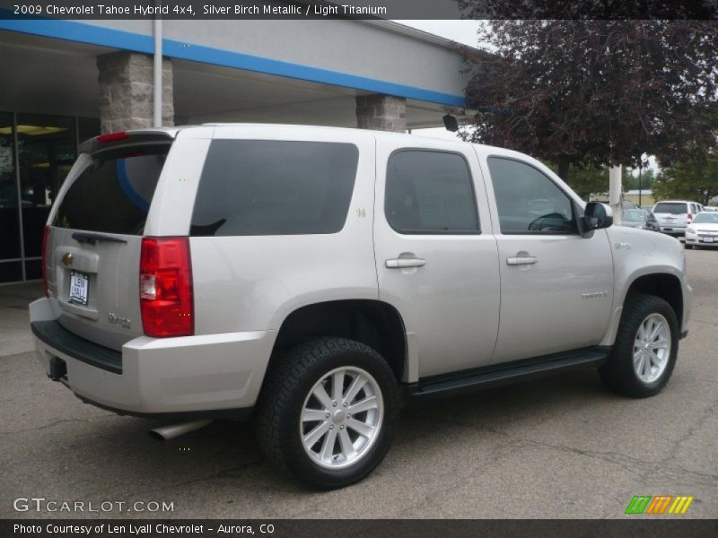 Silver Birch Metallic / Light Titanium 2009 Chevrolet Tahoe Hybrid 4x4