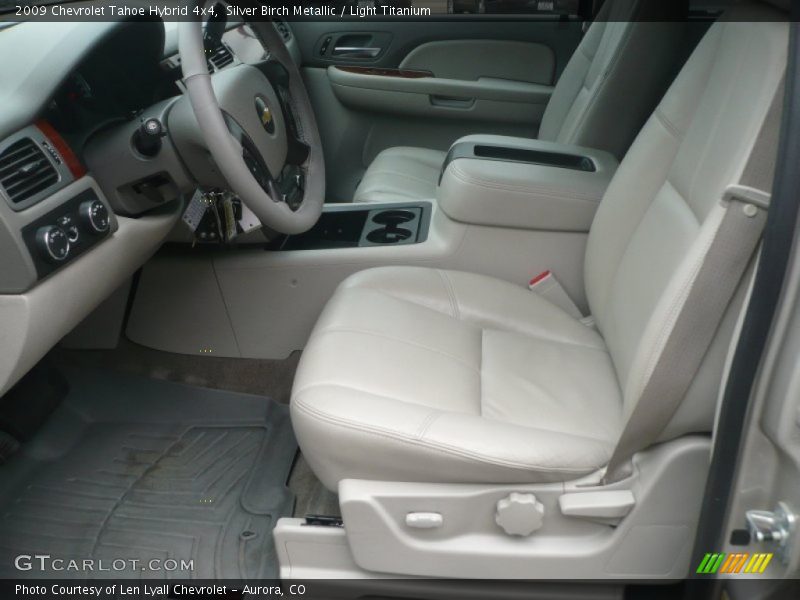  2009 Tahoe Hybrid 4x4 Light Titanium Interior