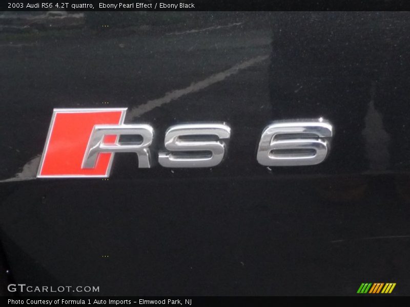  2003 RS6 4.2T quattro Logo