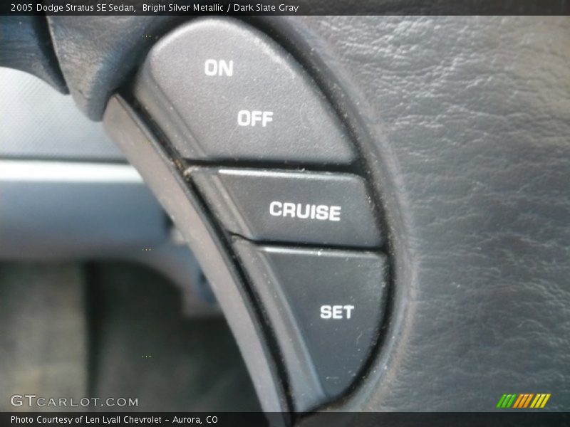 Controls of 2005 Stratus SE Sedan