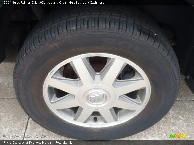 Augusta Green Metallic / Light Cashmere 2004 Buick Rainier CXL AWD