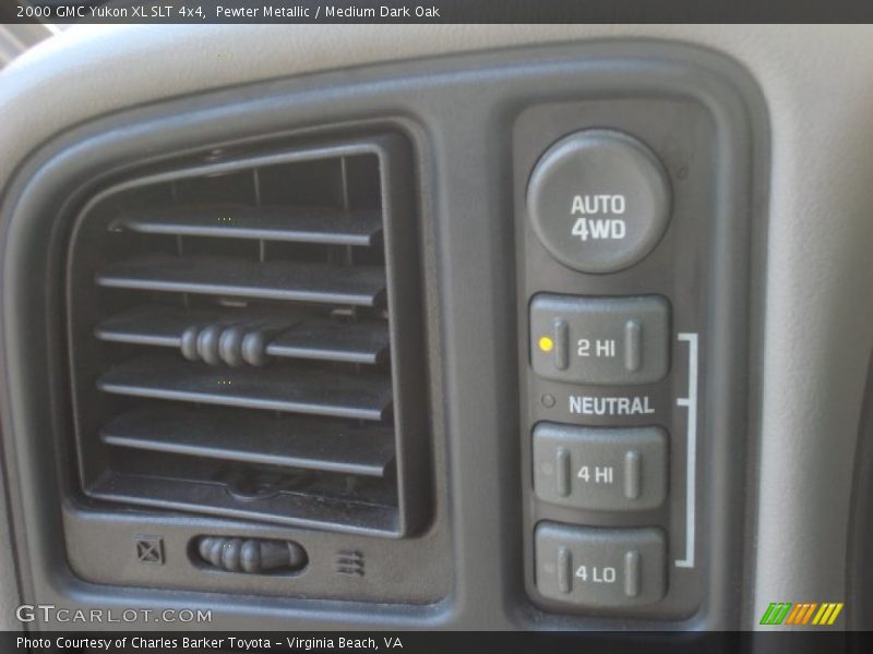 Controls of 2000 Yukon XL SLT 4x4