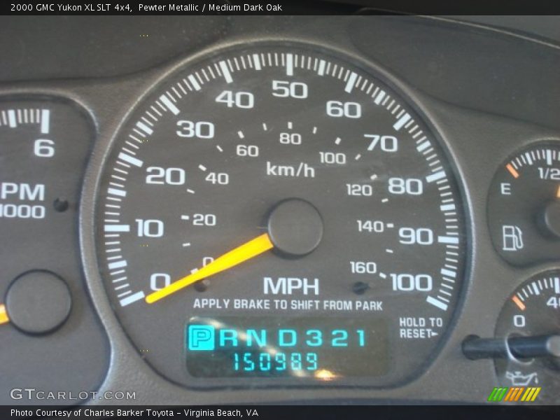 Pewter Metallic / Medium Dark Oak 2000 GMC Yukon XL SLT 4x4