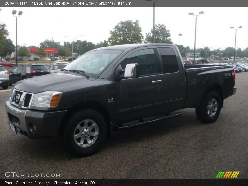 Smoke Gray / Graphite/Titanium 2004 Nissan Titan SE King Cab 4x4