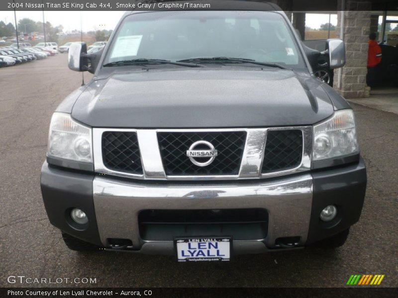Smoke Gray / Graphite/Titanium 2004 Nissan Titan SE King Cab 4x4