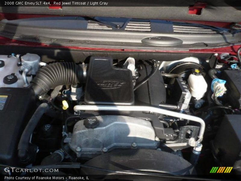 Red Jewel Tintcoat / Light Gray 2008 GMC Envoy SLT 4x4