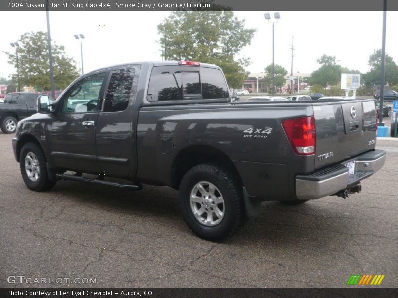 Smoke Gray / Graphite/Titanium 2004 Nissan Titan SE King Cab 4x4