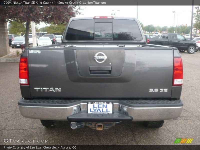 Smoke Gray / Graphite/Titanium 2004 Nissan Titan SE King Cab 4x4