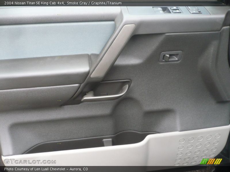 Smoke Gray / Graphite/Titanium 2004 Nissan Titan SE King Cab 4x4