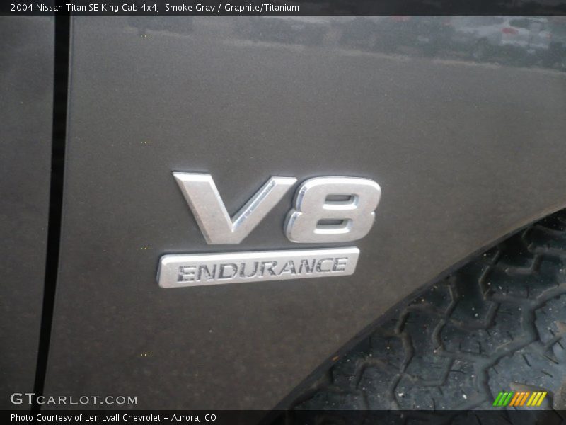 Smoke Gray / Graphite/Titanium 2004 Nissan Titan SE King Cab 4x4
