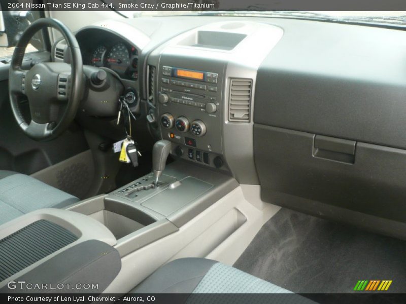 Smoke Gray / Graphite/Titanium 2004 Nissan Titan SE King Cab 4x4