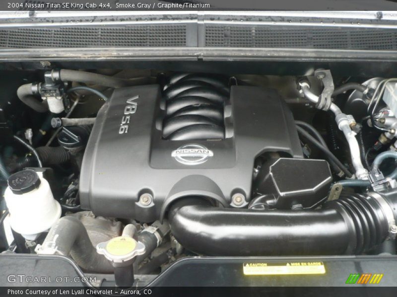 Smoke Gray / Graphite/Titanium 2004 Nissan Titan SE King Cab 4x4