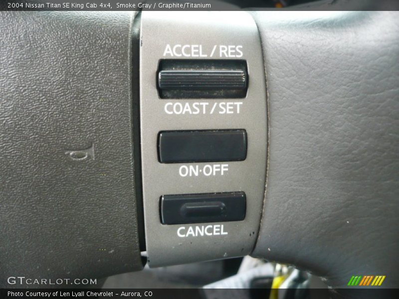 Smoke Gray / Graphite/Titanium 2004 Nissan Titan SE King Cab 4x4