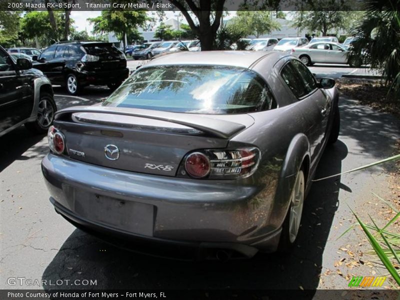 Titanium Gray Metallic / Black 2005 Mazda RX-8 Sport