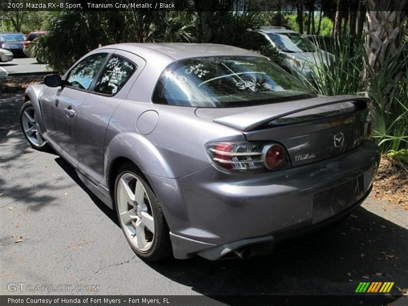 Titanium Gray Metallic / Black 2005 Mazda RX-8 Sport