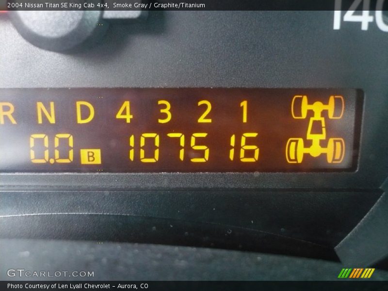 Smoke Gray / Graphite/Titanium 2004 Nissan Titan SE King Cab 4x4