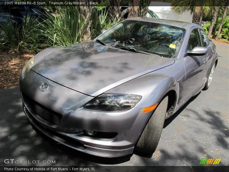Titanium Gray Metallic / Black 2005 Mazda RX-8 Sport