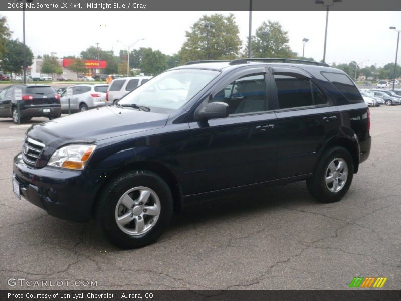 Midnight Blue / Gray 2008 Kia Sorento LX 4x4