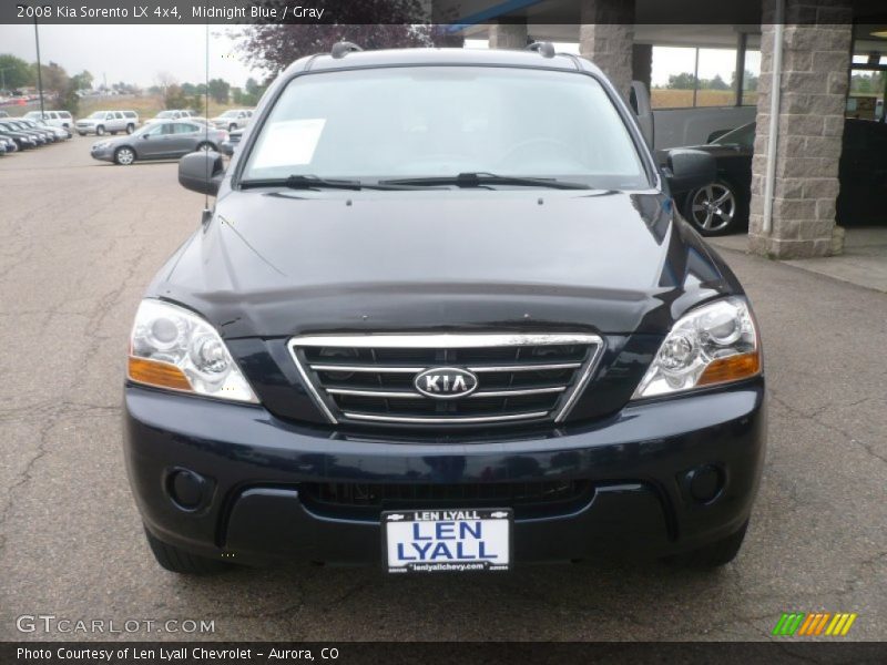 Midnight Blue / Gray 2008 Kia Sorento LX 4x4
