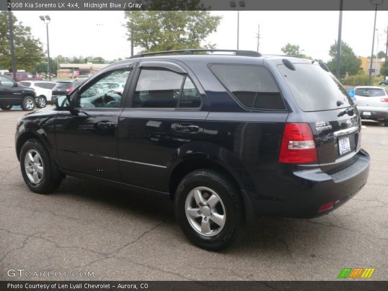 Midnight Blue / Gray 2008 Kia Sorento LX 4x4