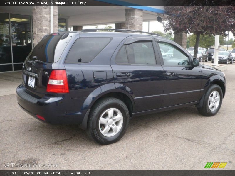 Midnight Blue / Gray 2008 Kia Sorento LX 4x4
