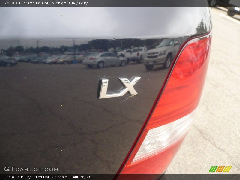 Midnight Blue / Gray 2008 Kia Sorento LX 4x4