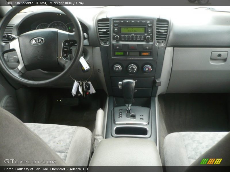 Midnight Blue / Gray 2008 Kia Sorento LX 4x4