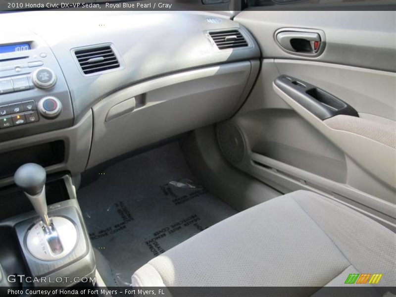 Royal Blue Pearl / Gray 2010 Honda Civic DX-VP Sedan