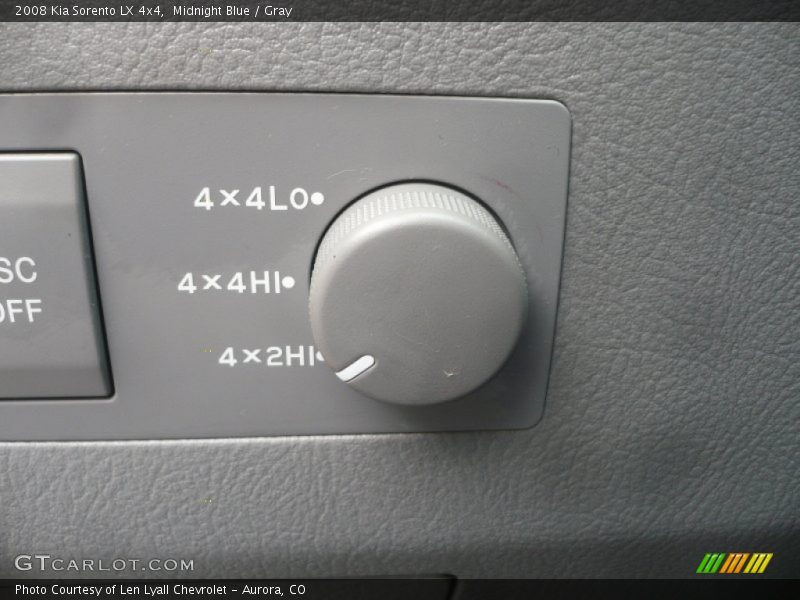 Midnight Blue / Gray 2008 Kia Sorento LX 4x4