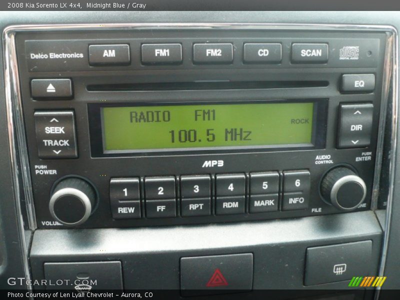 Midnight Blue / Gray 2008 Kia Sorento LX 4x4