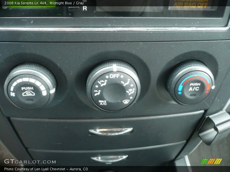 Midnight Blue / Gray 2008 Kia Sorento LX 4x4