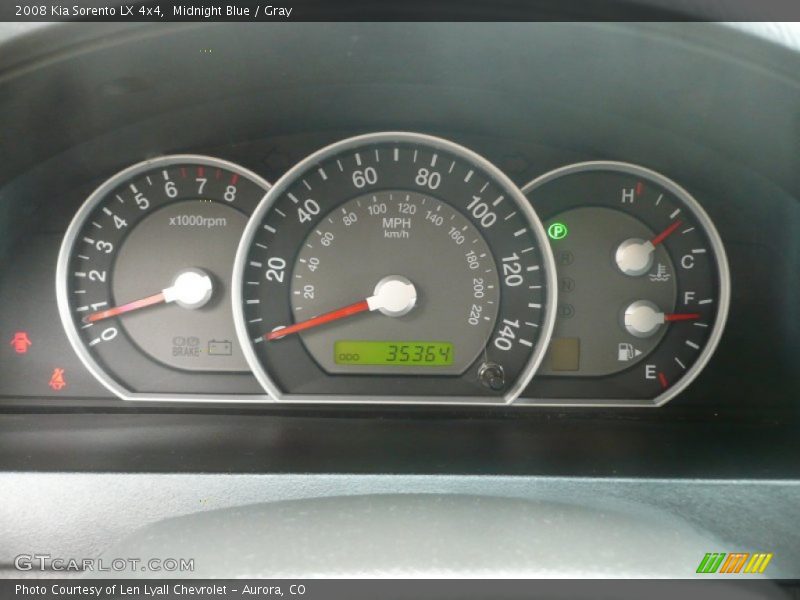 Midnight Blue / Gray 2008 Kia Sorento LX 4x4