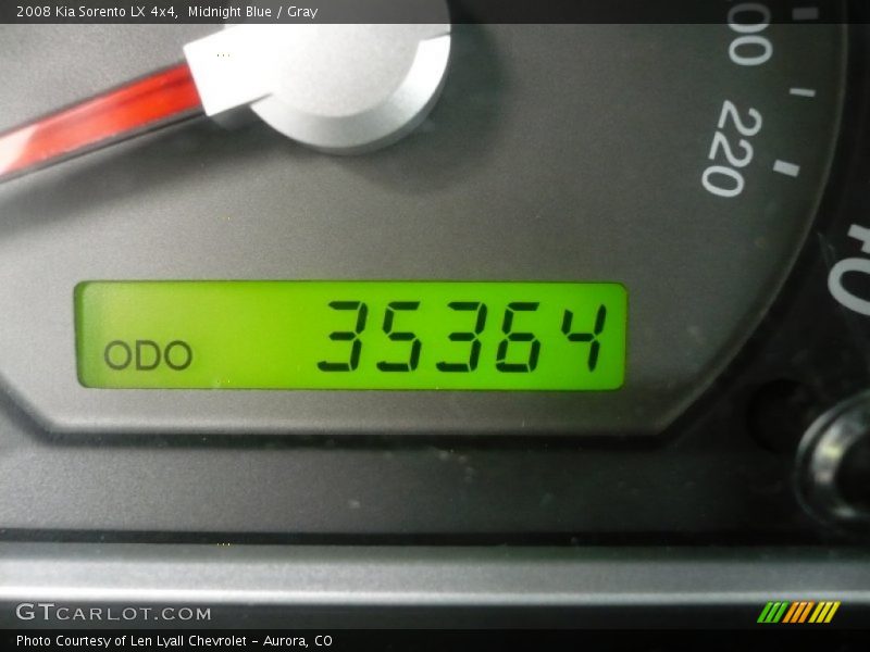 Midnight Blue / Gray 2008 Kia Sorento LX 4x4