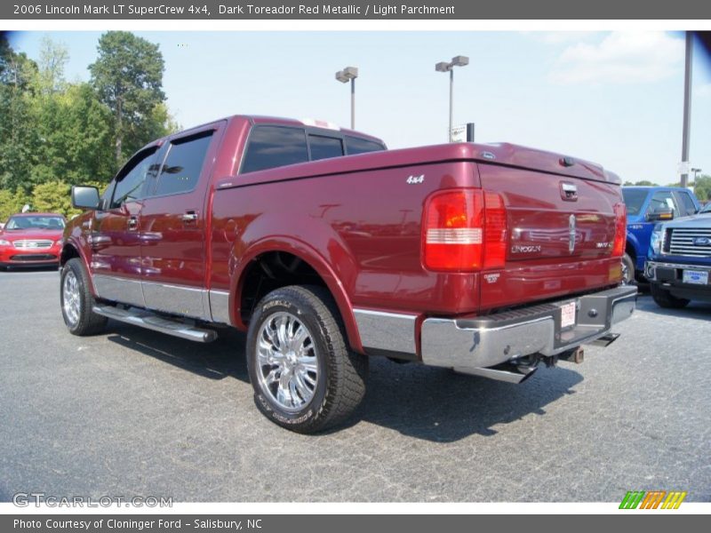 Dark Toreador Red Metallic / Light Parchment 2006 Lincoln Mark LT SuperCrew 4x4