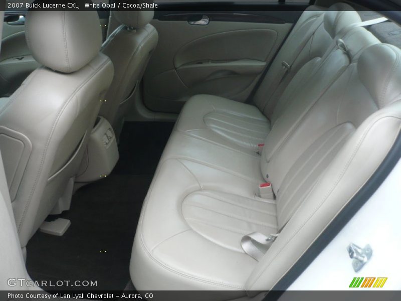 White Opal / Cocoa/Shale 2007 Buick Lucerne CXL