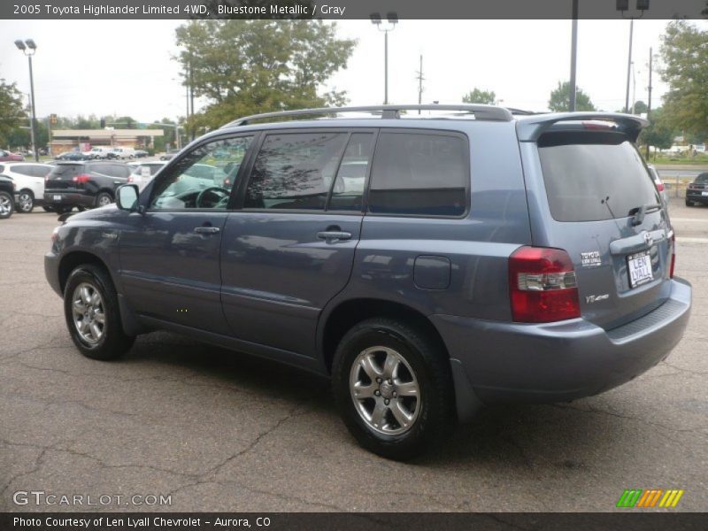 Bluestone Metallic / Gray 2005 Toyota Highlander Limited 4WD