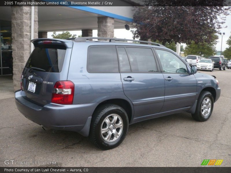 Bluestone Metallic / Gray 2005 Toyota Highlander Limited 4WD