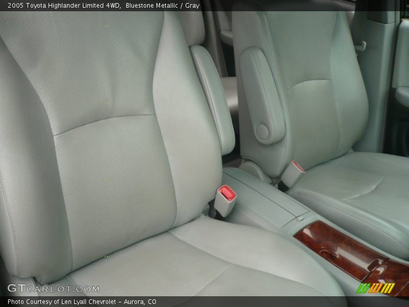 Bluestone Metallic / Gray 2005 Toyota Highlander Limited 4WD