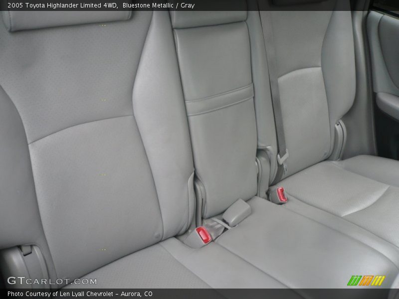 Bluestone Metallic / Gray 2005 Toyota Highlander Limited 4WD