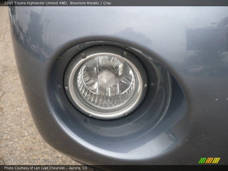 Bluestone Metallic / Gray 2005 Toyota Highlander Limited 4WD