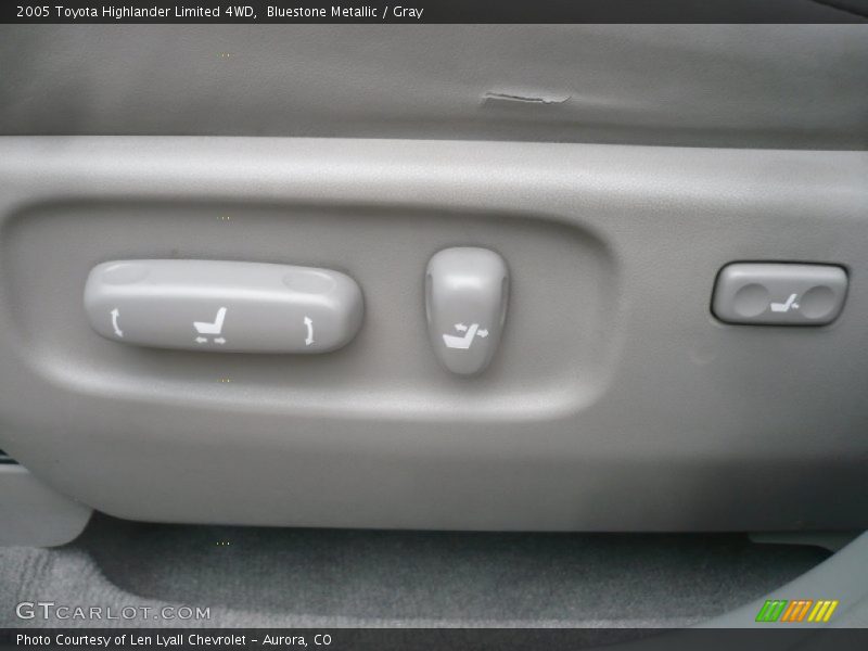 Bluestone Metallic / Gray 2005 Toyota Highlander Limited 4WD