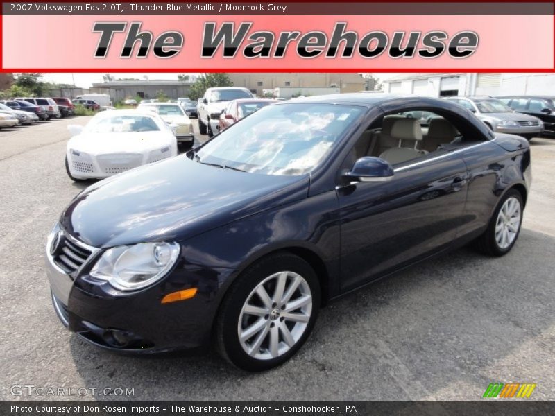 Thunder Blue Metallic / Moonrock Grey 2007 Volkswagen Eos 2.0T